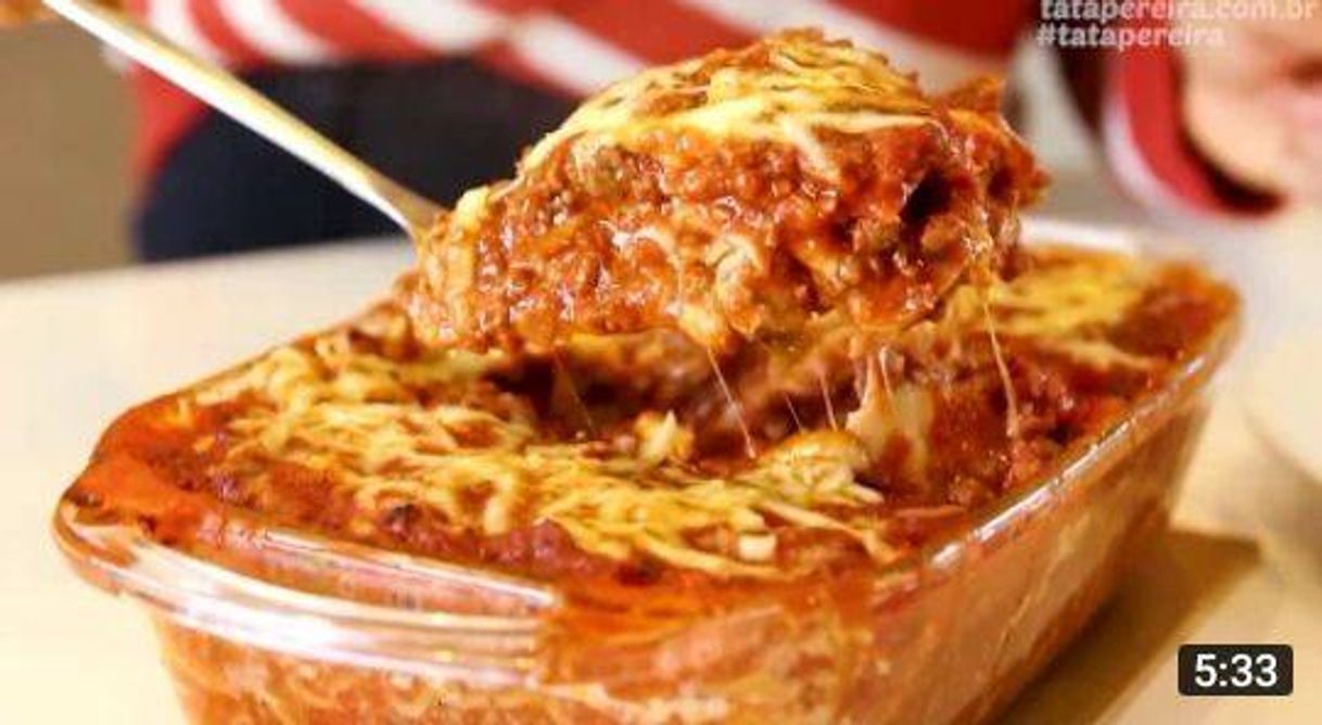 Social Lasanha carne moída! 