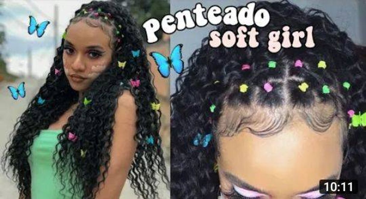 Social tutorial penteado soft girl com rabo de cavalo sintético 🦋 - YouTube