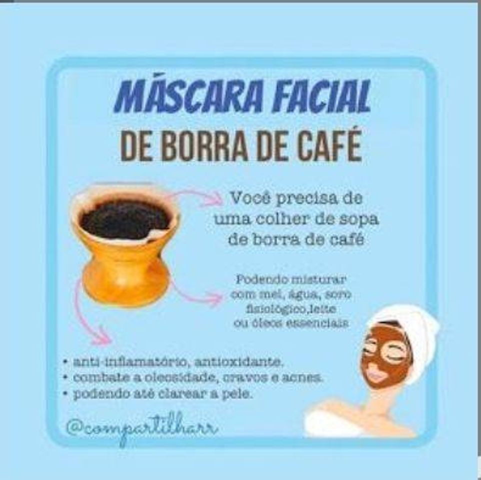 Social Máscara facial de borra de café! 