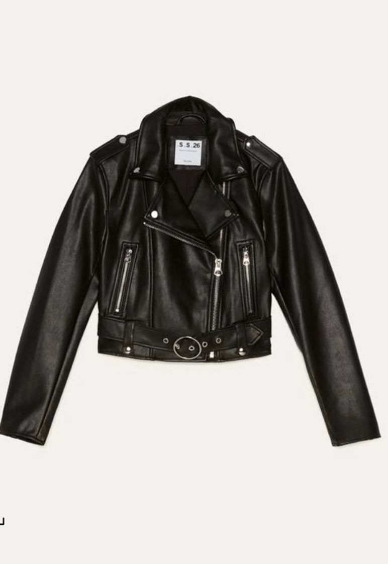 Moda Cazadora Biker efecto piel 