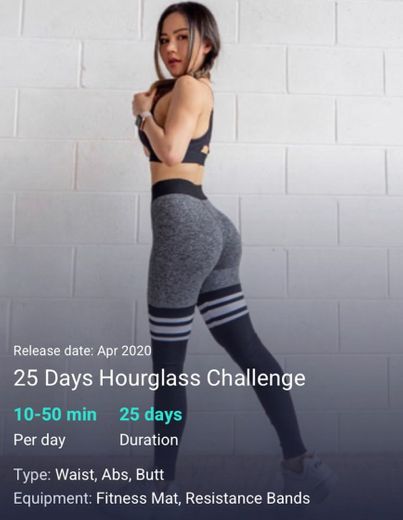 2020 Hourglass Booty & Abs Challenge - Free Workout Program