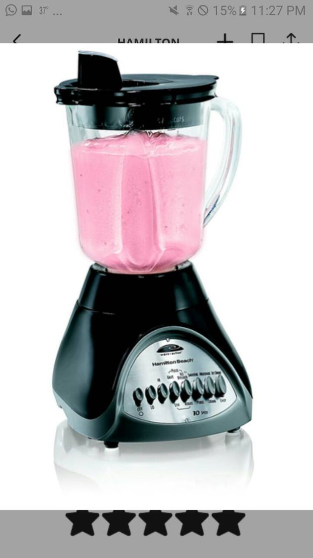 Social Hamilton Beach Smooth Pour 10 speed blender 