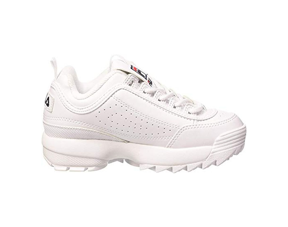 Social FILA 1010567 Disruptor Kids Zapatillas DE Deporte Junior Unisex White 35