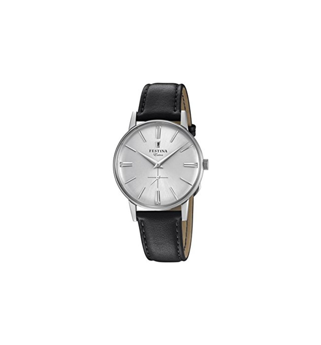 Festina Reloj Análogo clásico para Hombre de Cuarzo con Correa en Cuero