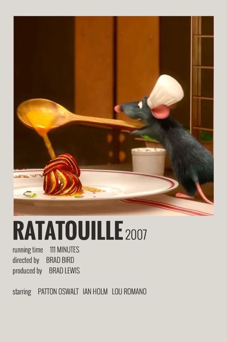 Película Ratatouille