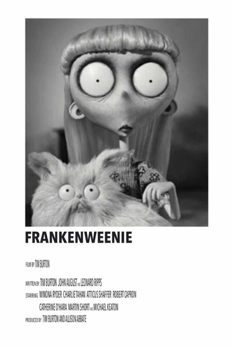 Película Frankenweenie