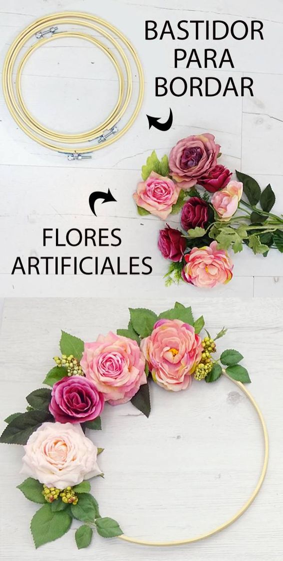 Moda Aro decorado con flores - Hazlo Especial