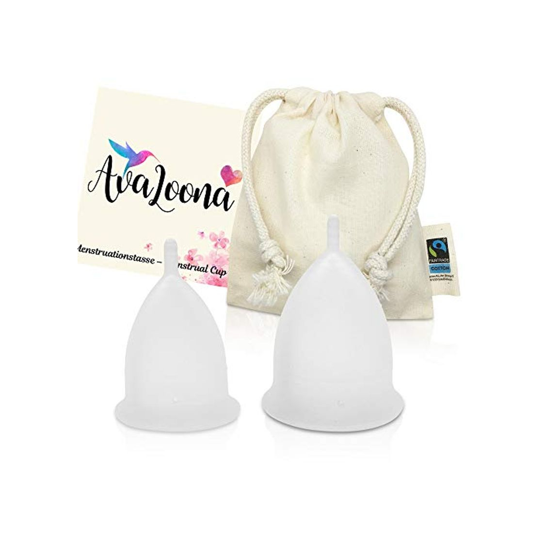 Product AvaLoona - Juego de 2 copas menstruales