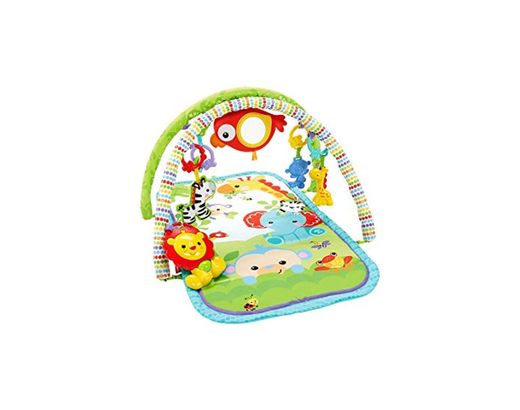 Fisher-Price Gimnasio musical animalitos de la selva, manta de juego bebé