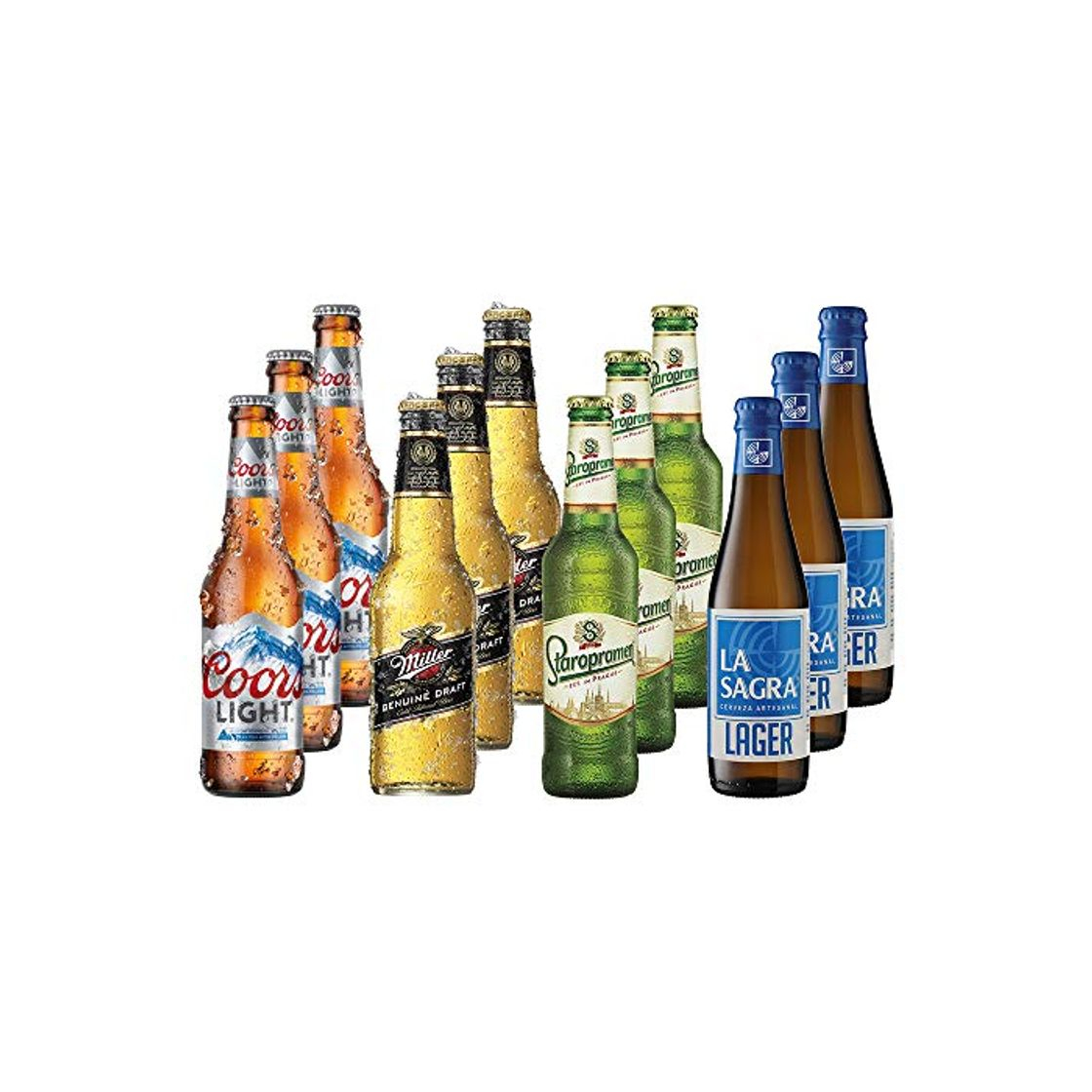 Producto Lagers del Mundo Pack Degustación de Cerveza - 12 botellas x 330