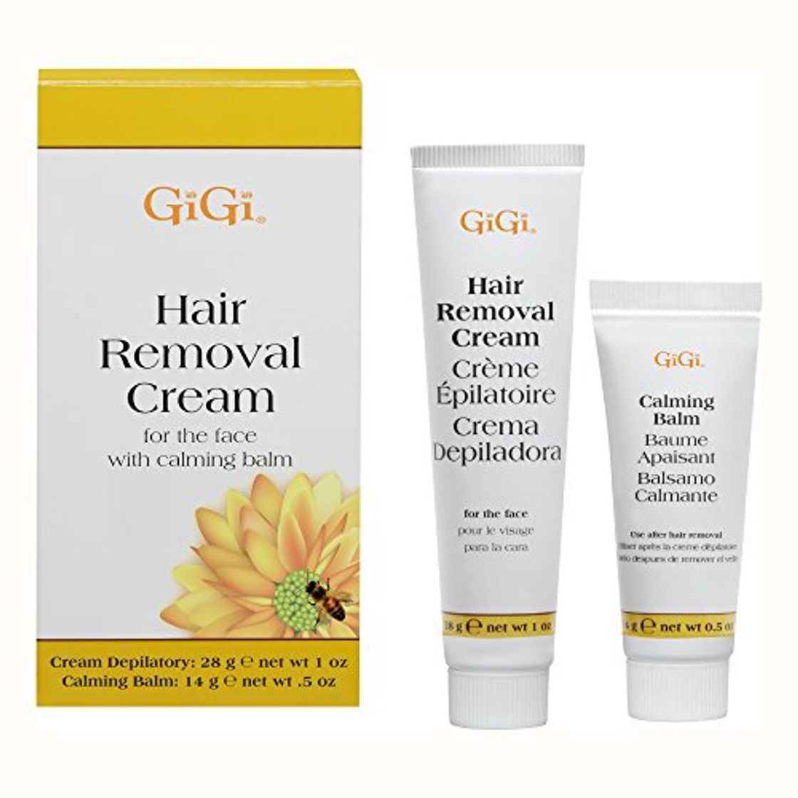Social GiGi Crema Depilatoria para Cara con Calmante Bálsamo