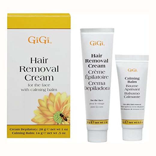 GiGi Crema Depilatoria para Cara con Calmante Bálsamo