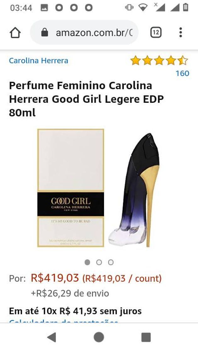 Fashion Carolina Herrera Good Parfum