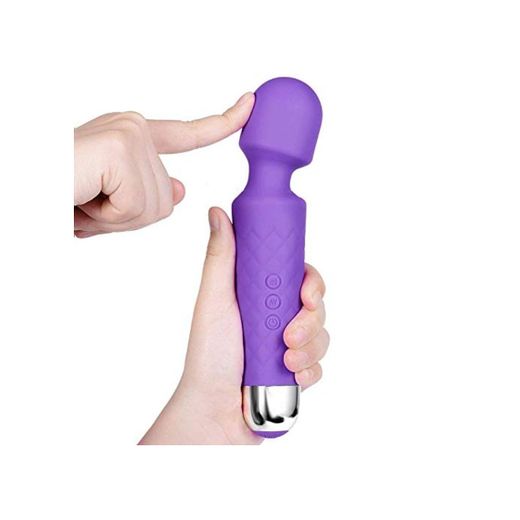 Wand Vibrador Masajeador para Mujer de Mano Inalámbrico Mini Varita Magic Terapéutica