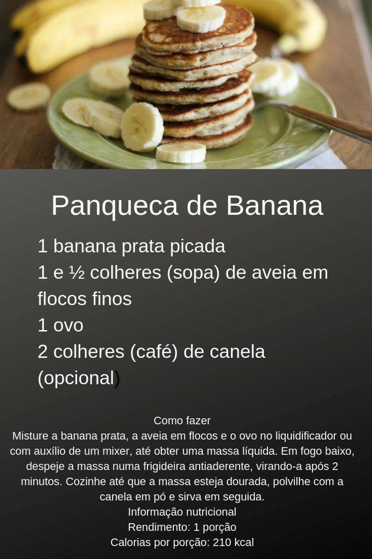 Fashion Panqueca de banana