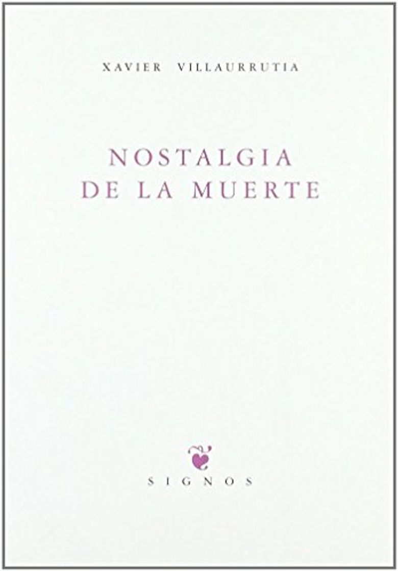 Libro Nostalgia de la muerte