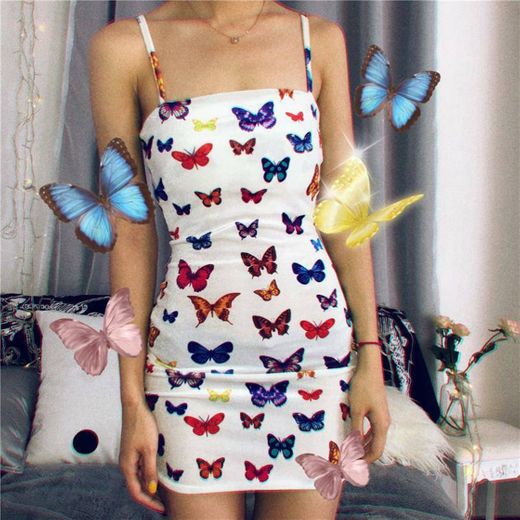 CHIC BUTTERFLY DRESS