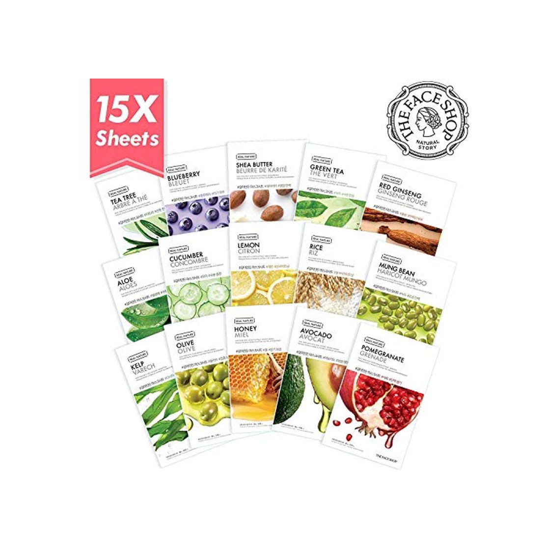 Social The Face Shop Facial Mask Sheets