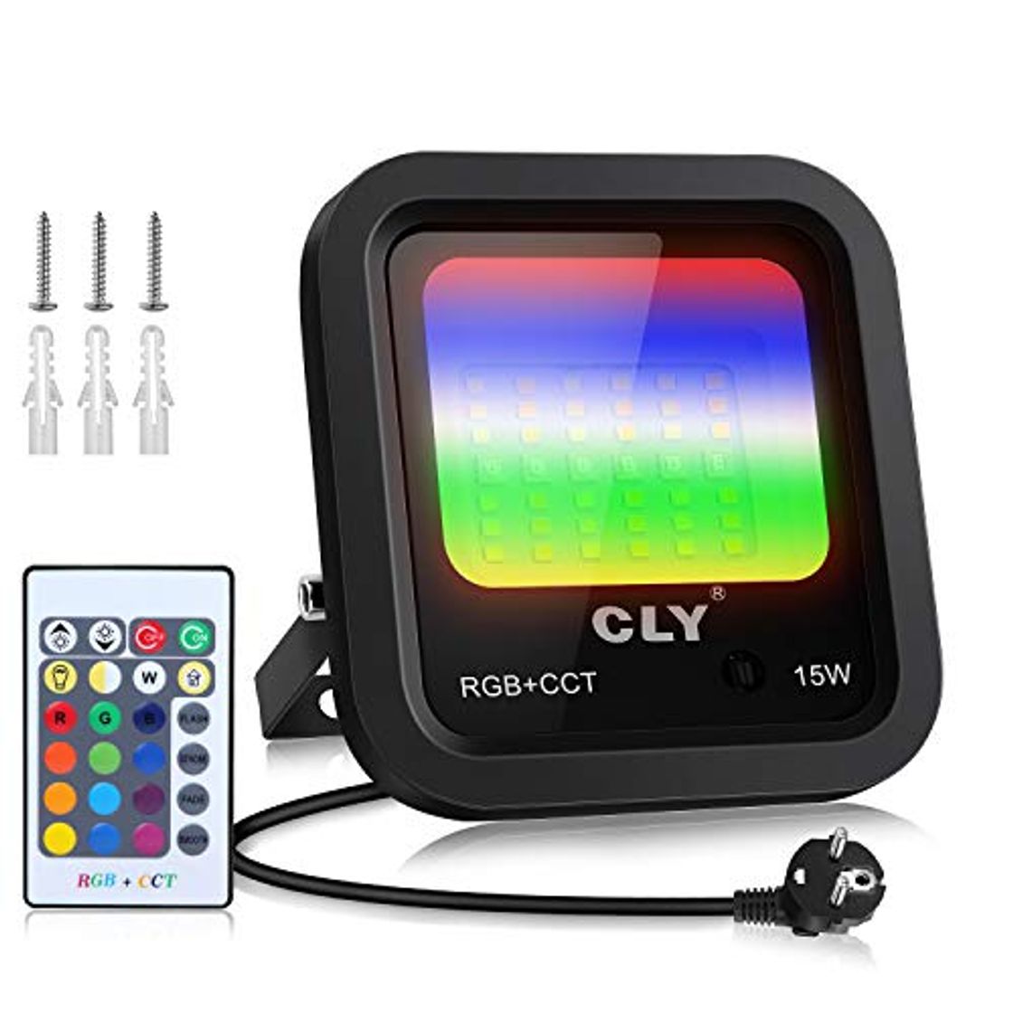 Producto Foco LED RGB CLY 15W Foco led Colores Foco RGB Exteriores de