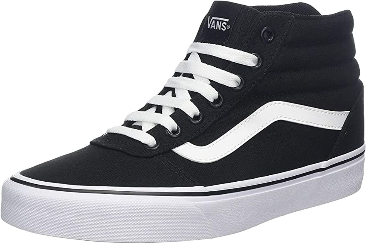 Moda Vans Ward Hi Mujer, Zapatillas Altas, Negro