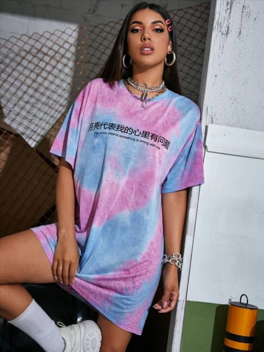 Product Vestido camiseta Tie Dye