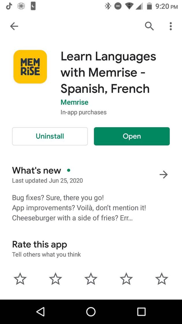 App Memrise