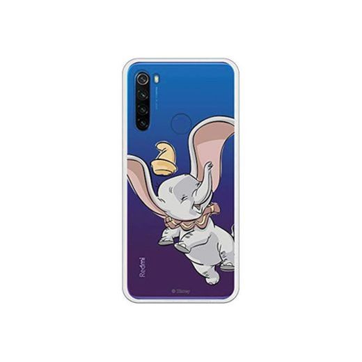 Funda para Xiaomi Redmi Note 8T Oficial de Dumbo Dumbo Volador Transparente