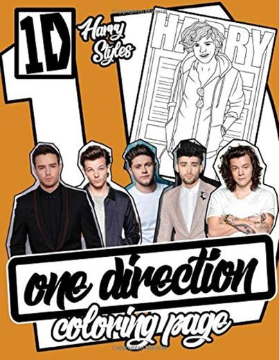 One Direction Coloring Book: One Direction Coloring Page For All Fans With Unofficial Exclusive Illustrations