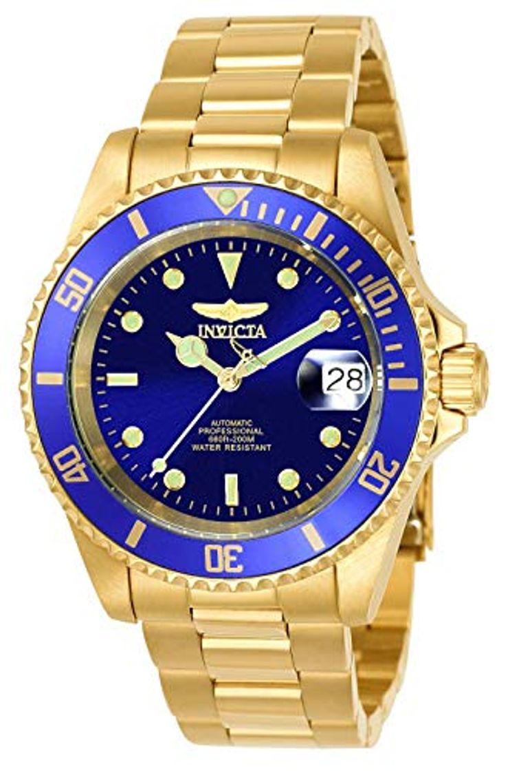 Social Invicta 8930OB Pro Diver Reloj Unisex acero inoxidable Automático Esfera azul