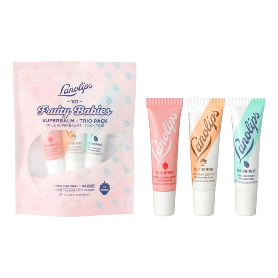 Fashion (9’95€) Bálsamo Labial - Lanolips, Fruity Babies