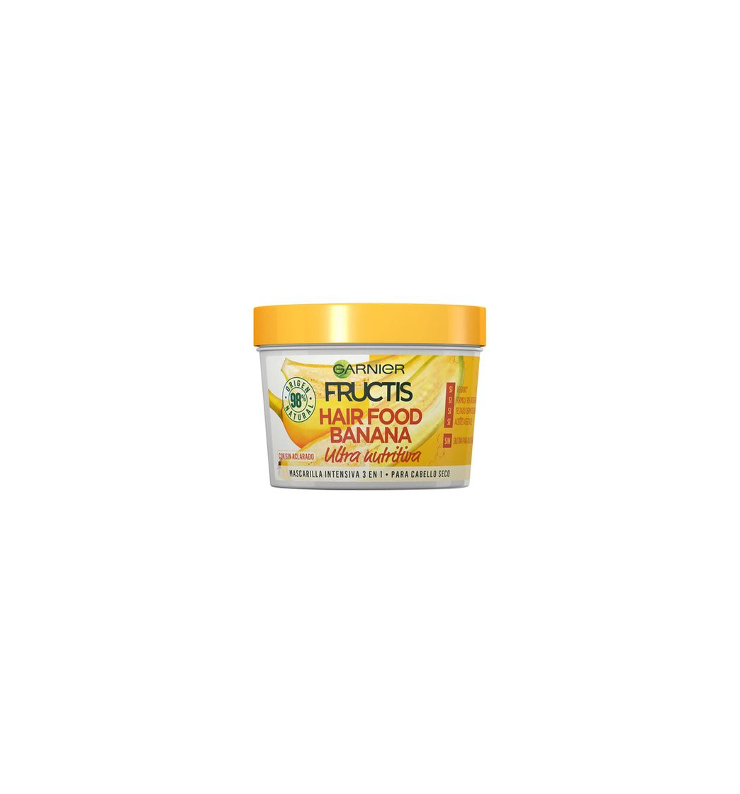 Beauty Garnier fructics máscara nourrissant Hair Food plátano