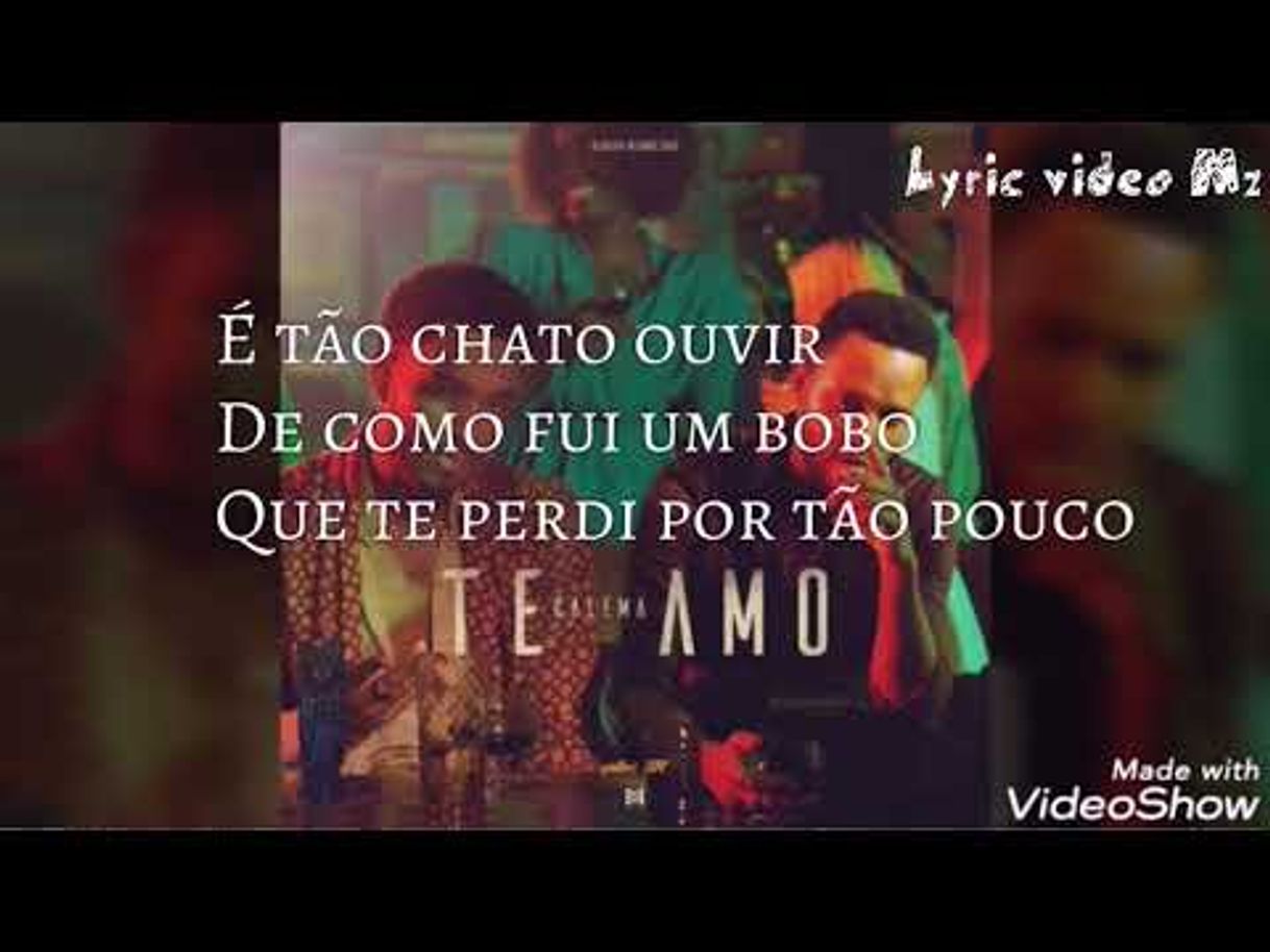 Moda Calema - Te amo (letra/lyric) - YouTube