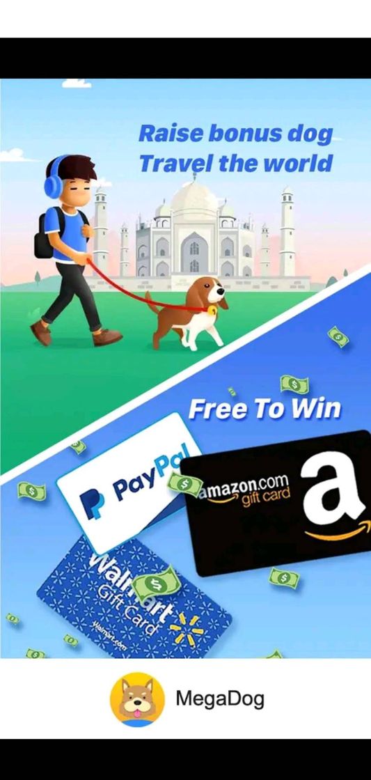 Social Megadog app...para generar dinero vía play pal
