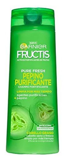 Garnier Fructis Champú Pure Fresh Pepino Purificante