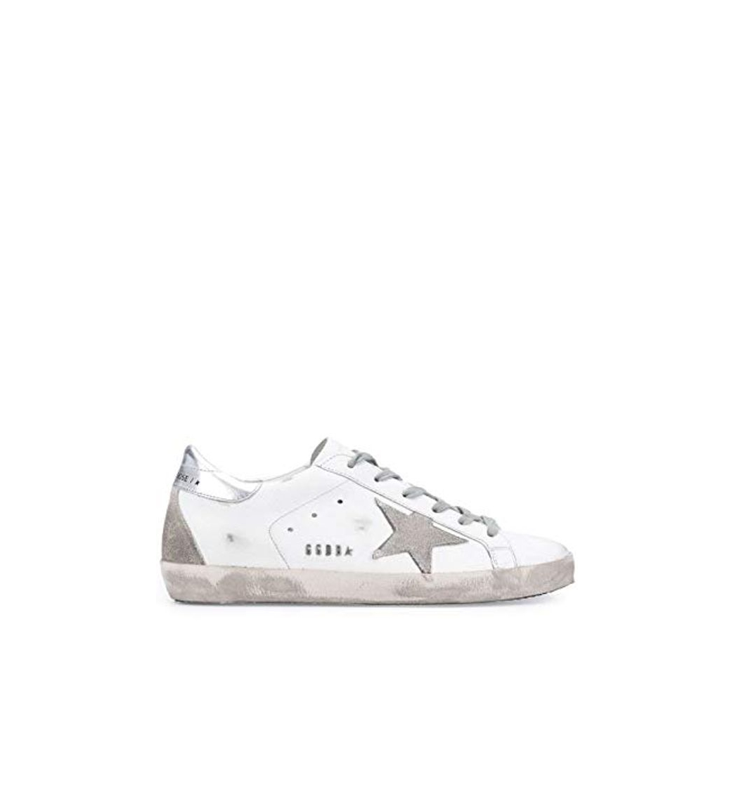 Fashion Moda Golden Goose Mujer GWF00102F00031710273 Blanco Cuero Zapatillas