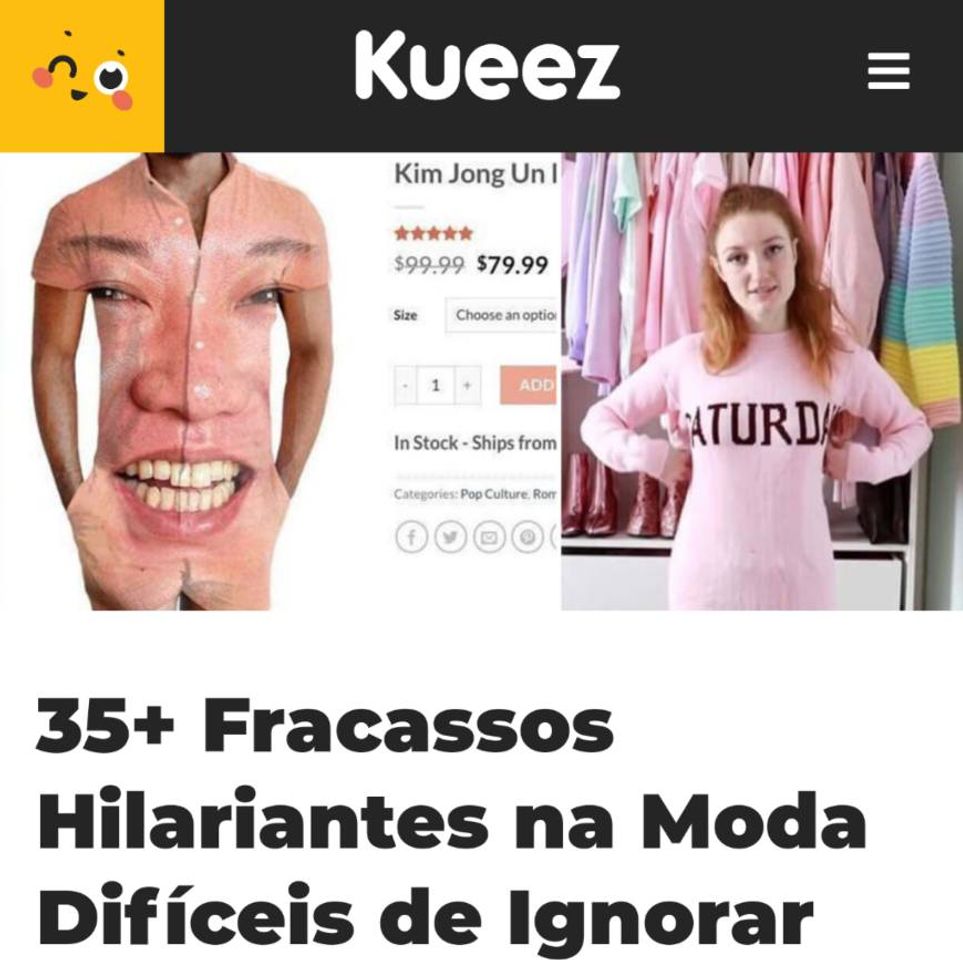 Moda Estampas de roupas que não tiveram um bom projeto...