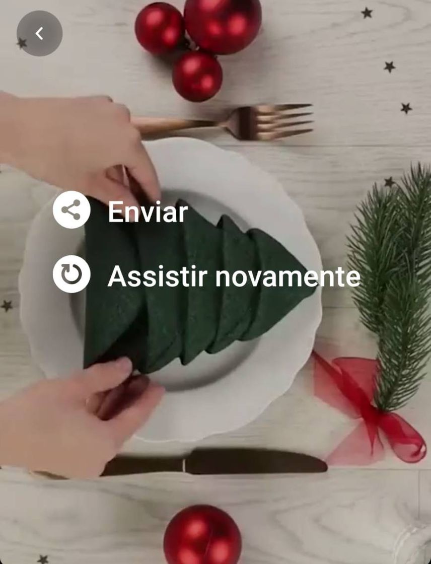 Moda Decoração mesa de natal