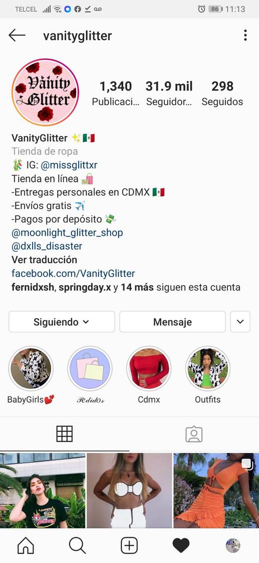 Moda Vanity glitter