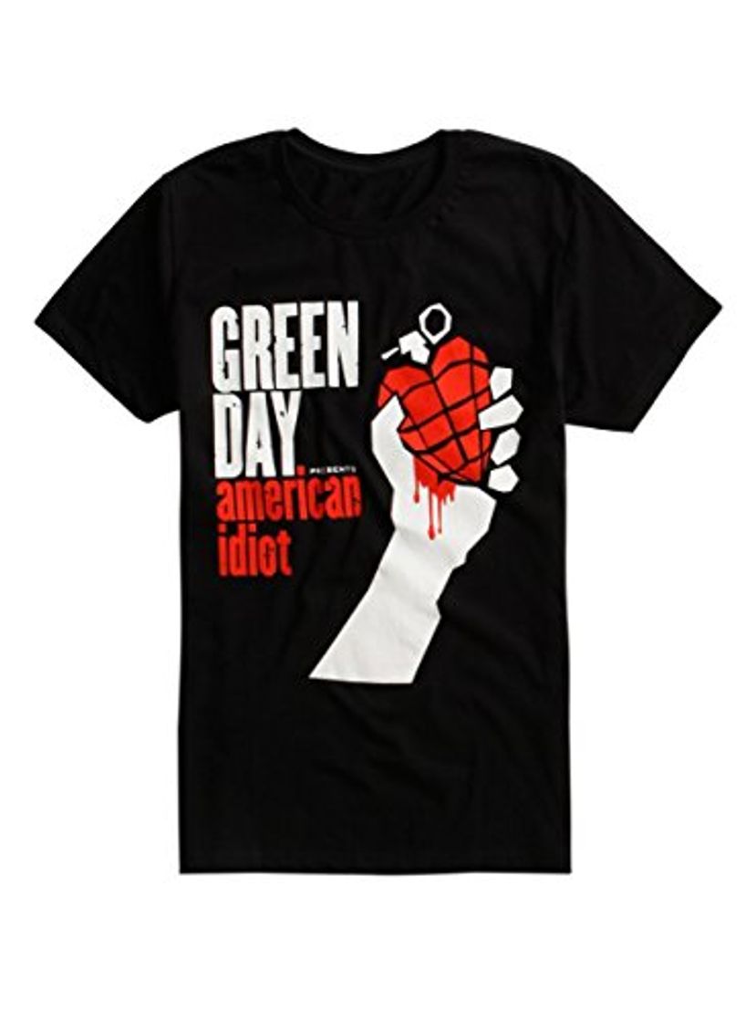 Moda Unknown American Idiot - Camiseta Manga Corta para Hombre