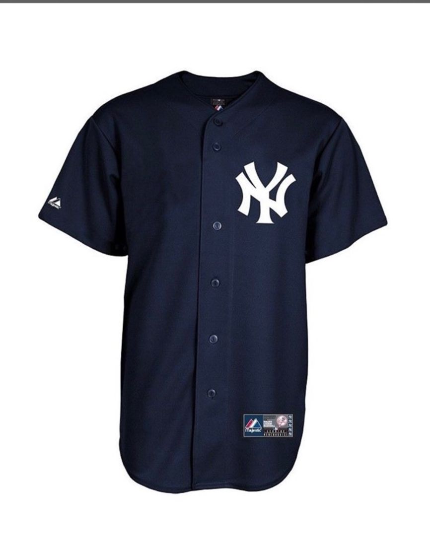 Social Urban Classics Camiseta Baseball Mesh Jersey con Botones a Presión con Vivos