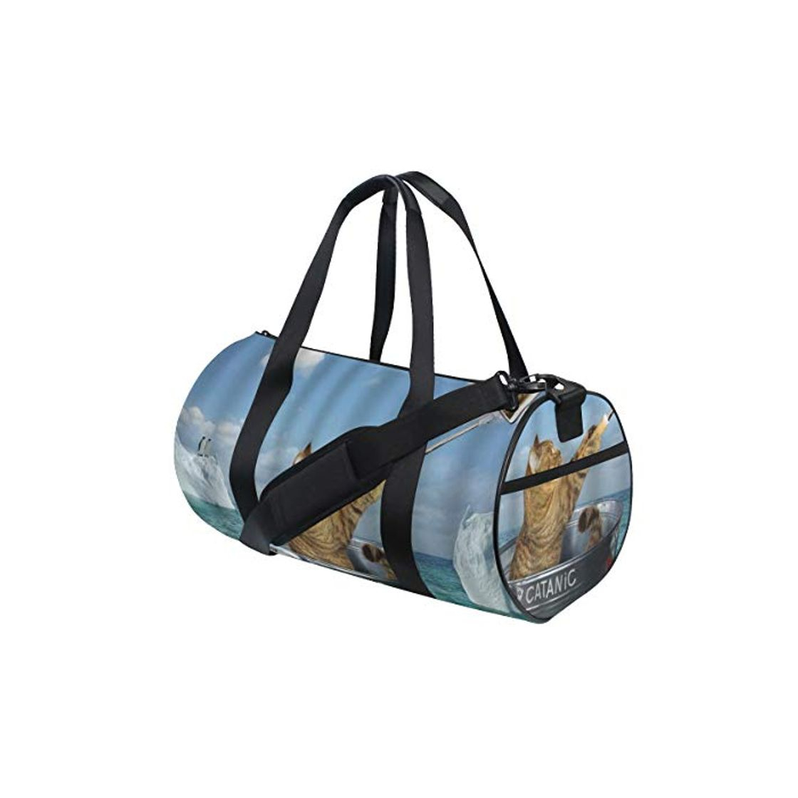 Product PONIKUCY Bolsa de Viaje，Chat animaux compagnie prend Des Photos lui-même Washtub Sur