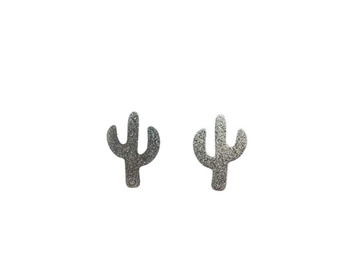 Producto pendientes de cactus Miniblings pendientes de plantas del desierto natural de cactos plata