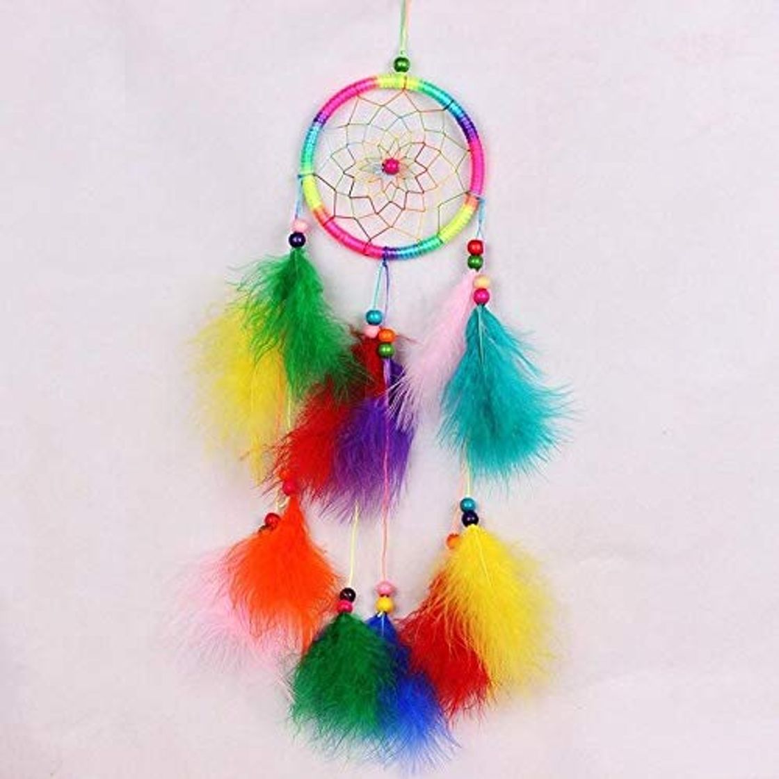 Moda BDWS Atrapasueños Mini Dreamcatcher pingente ofício sonho indiano Net Saco de Carro decoração do Vento sinos Carro casa Parede pendurado decoração presentes China as Shows