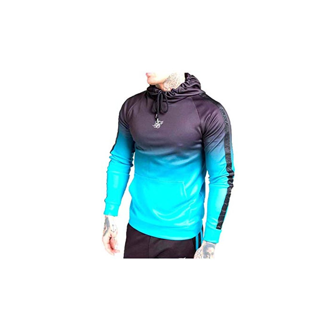 Social Sik Silk - SS 15378 - Vapour Fade Tape Overhead Hoodie -