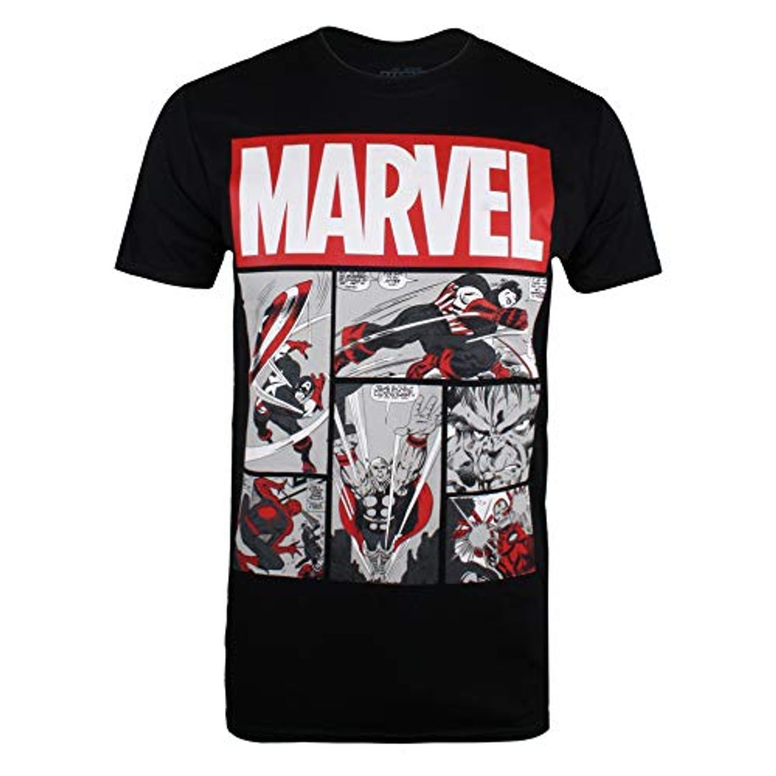 Producto Marvel Heroes Comics Camiseta, Negro