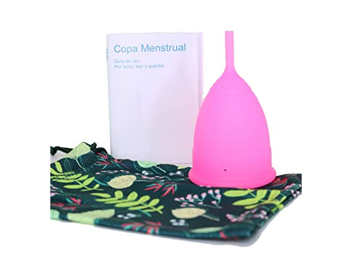 Product Copa menstrual Inrop Recomendada para nuevas usuarias con Bolsa de regalo e Instrucciones en español  Talla S y Triple certificado de calidad