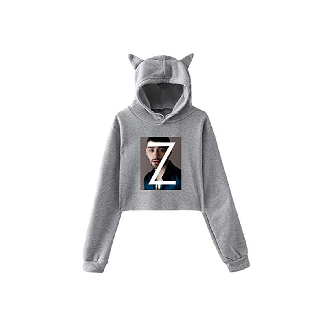 Product Jersey de Manga Larga Sudadera Tops Blusa Camiseta Tops Jumper Tees Sudadera con Capucha de Oreja de Gato para Mujer Zayn Icarus Falls Malik Lumbar Sweatshirt Hooded