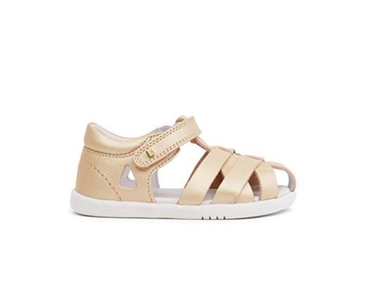 Bobux IW Tropicana Closed Sandal - Una Sandalia de Piel, Suela Flexible,