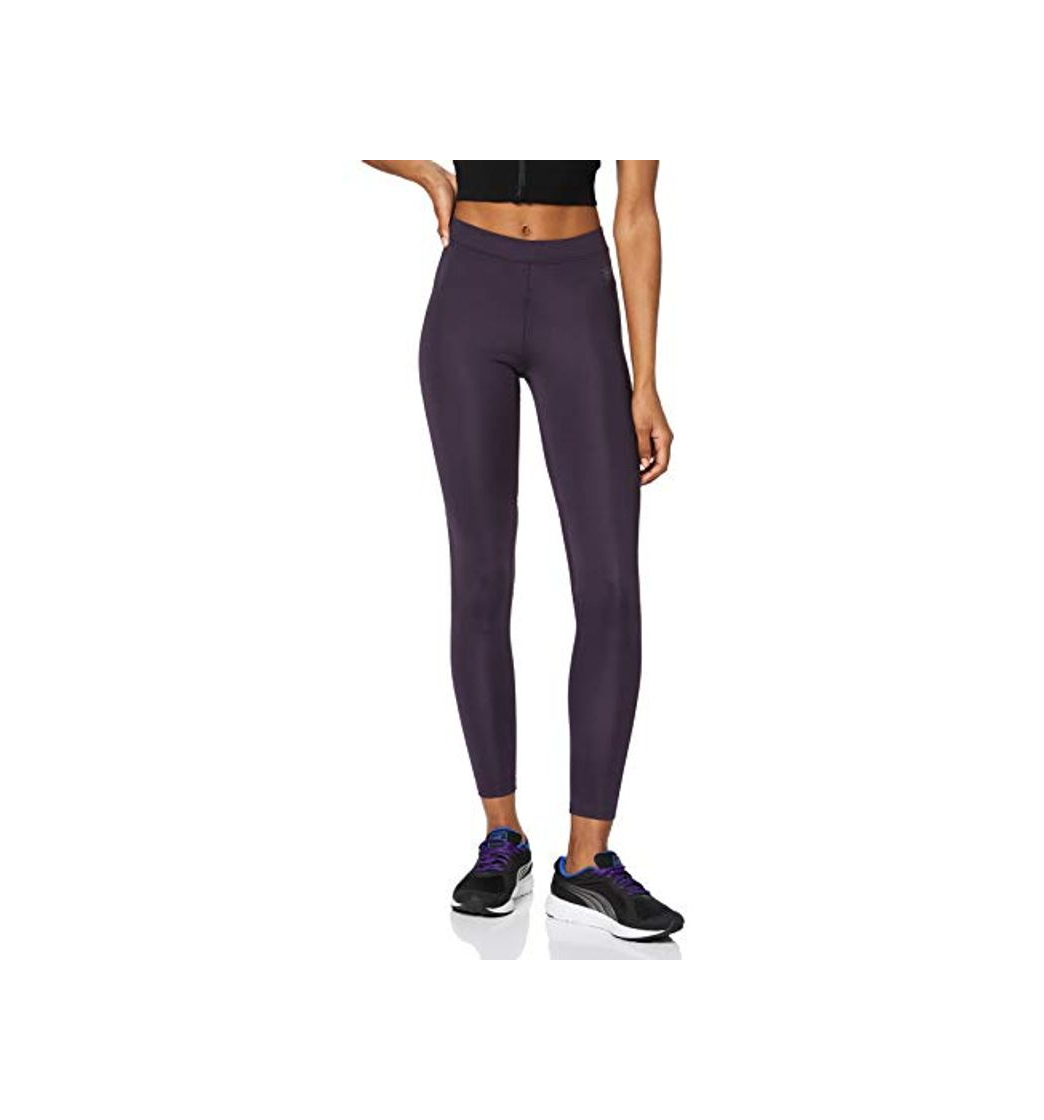 Product Marca Amazon - AURIQUE Mallas Largas de Deporte Mujer, Morado