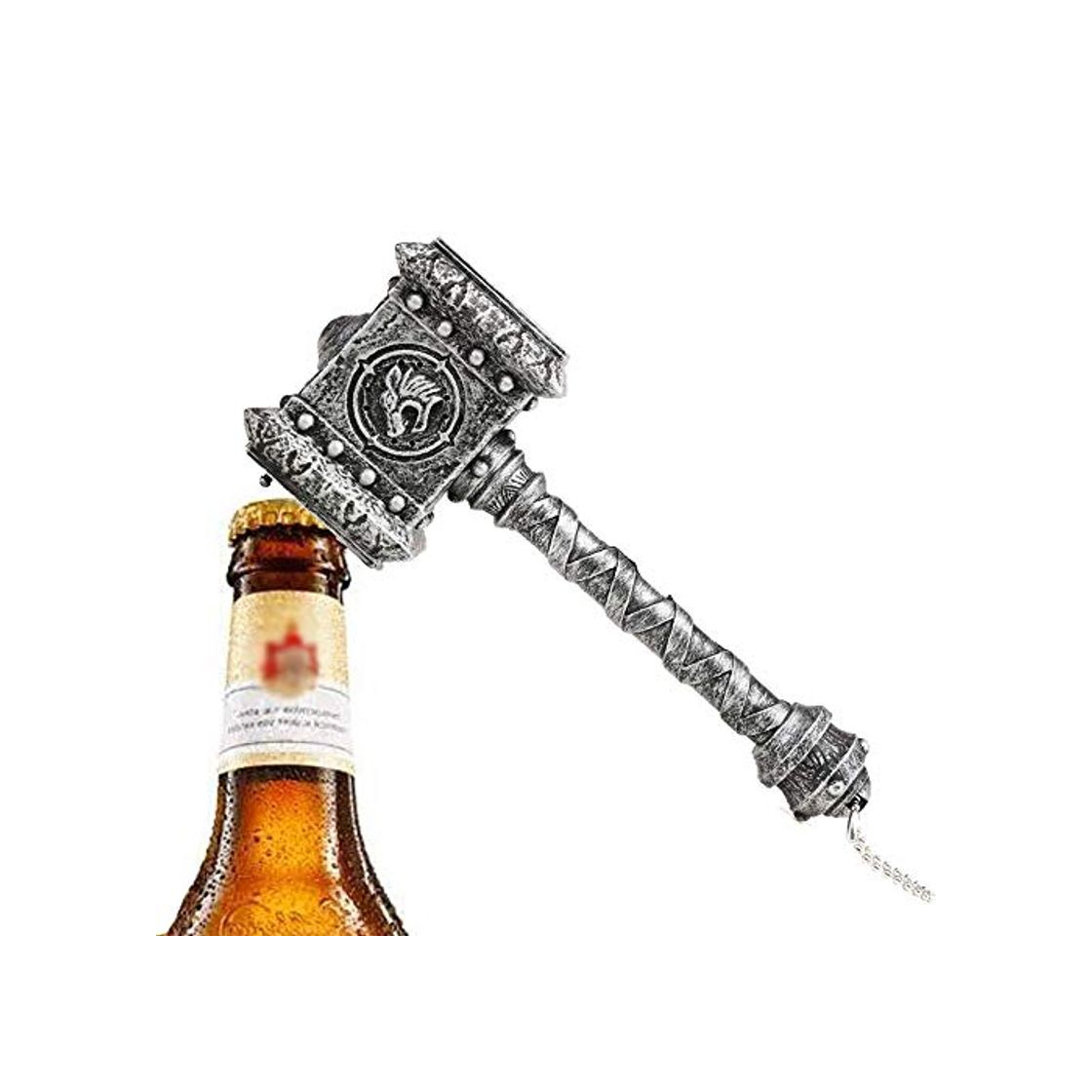 Producto GWL Doomhammer Abrebotellas con sonido, botellero de vino, abrebotellas de cerveza, forma